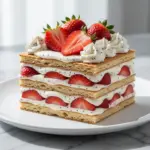 Strawberry Shortcake Icebox Cake - featured image