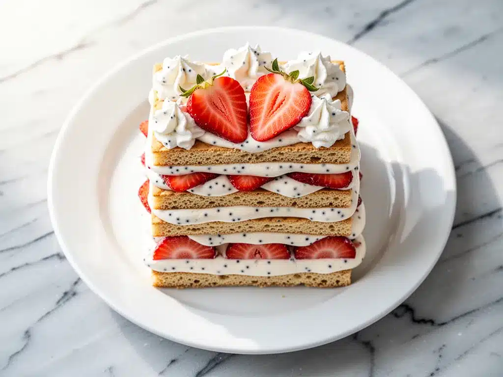 Ultra-Creamy Strawberry Shortcake Icebox Cake: Easy 5-Ingredient Summer Dessert 4 Strawberry Shortcake Icebox Cake preparation steps
