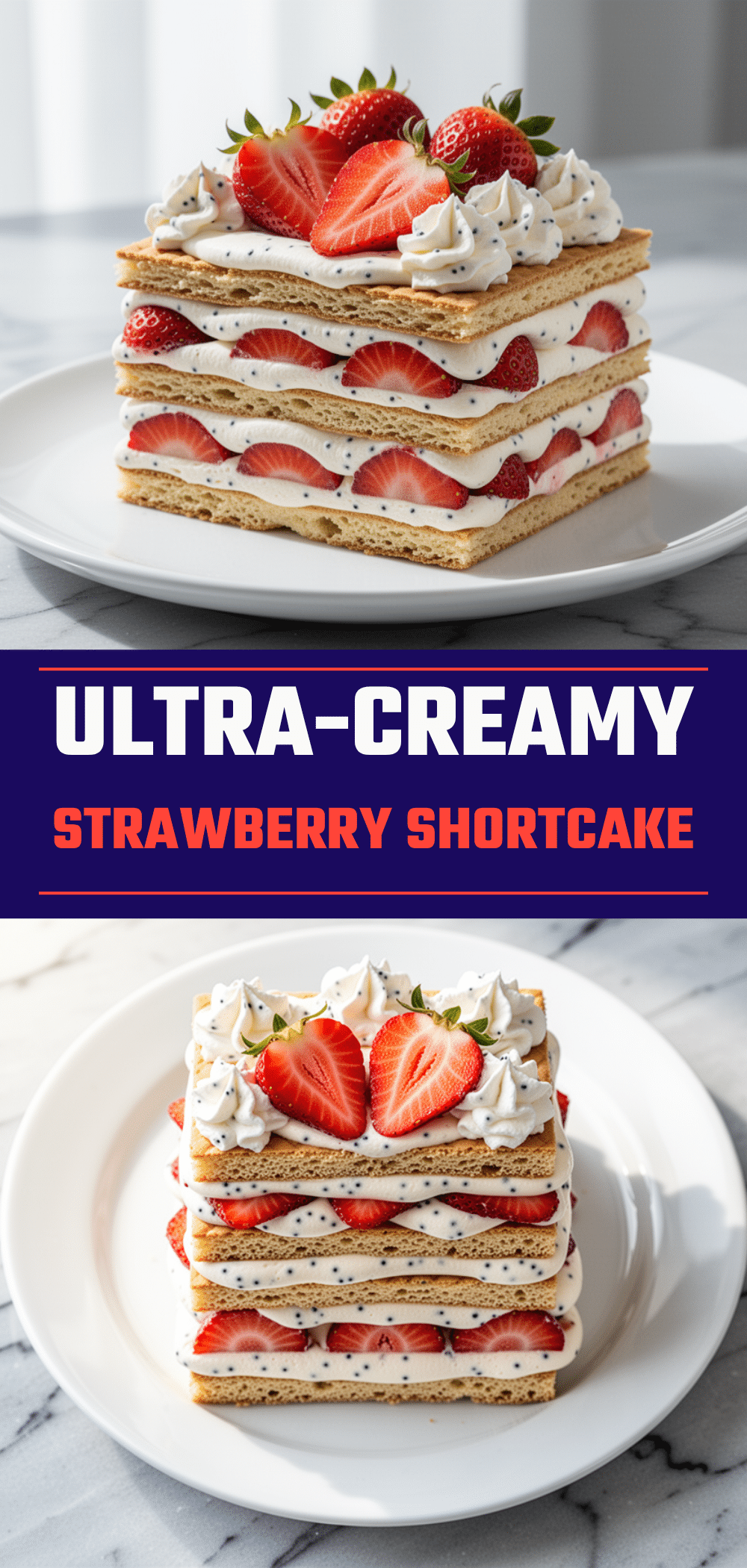 Ultra-Creamy Strawberry Shortcake Icebox Cake: Easy 5-Ingredient Summer Dessert 5 Strawberry Shortcake Icebox Cake recipe