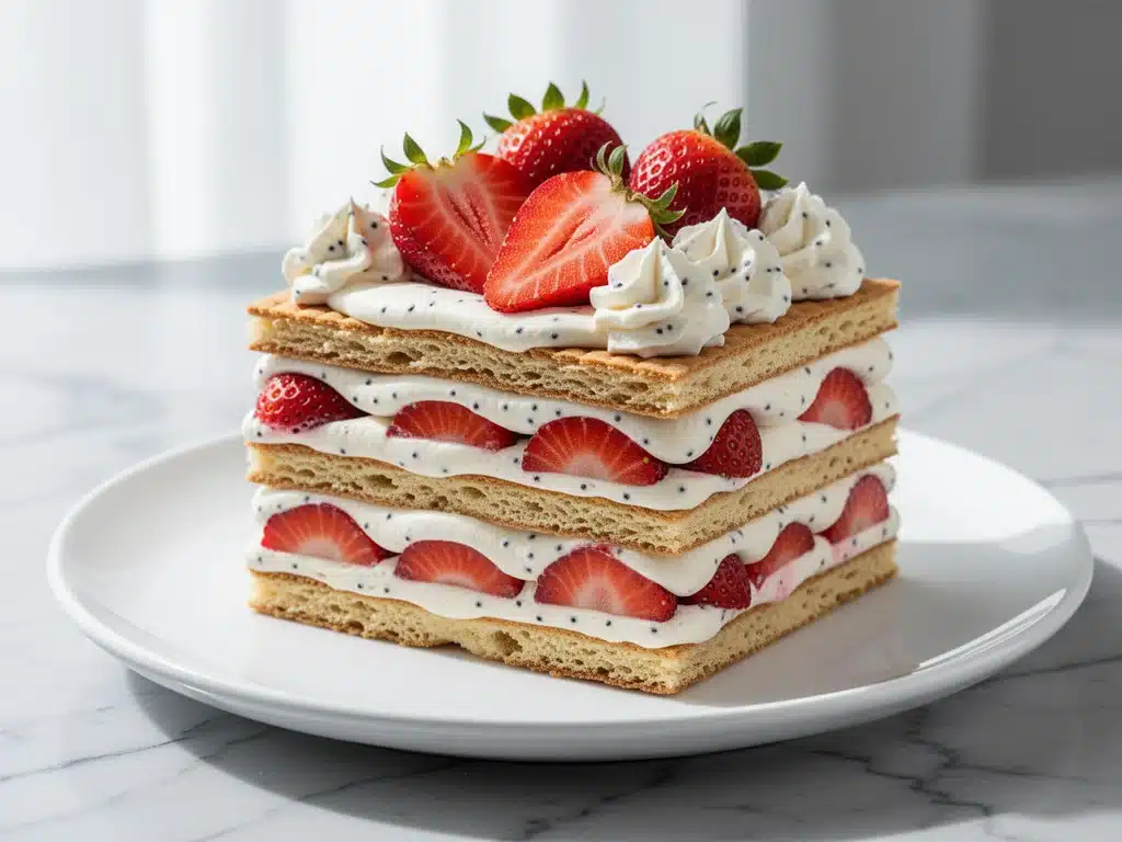 Strawberry Shortcake Icebox Cake - featured image