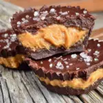 sugar-free dark chocolate peanut butter cups - featured image