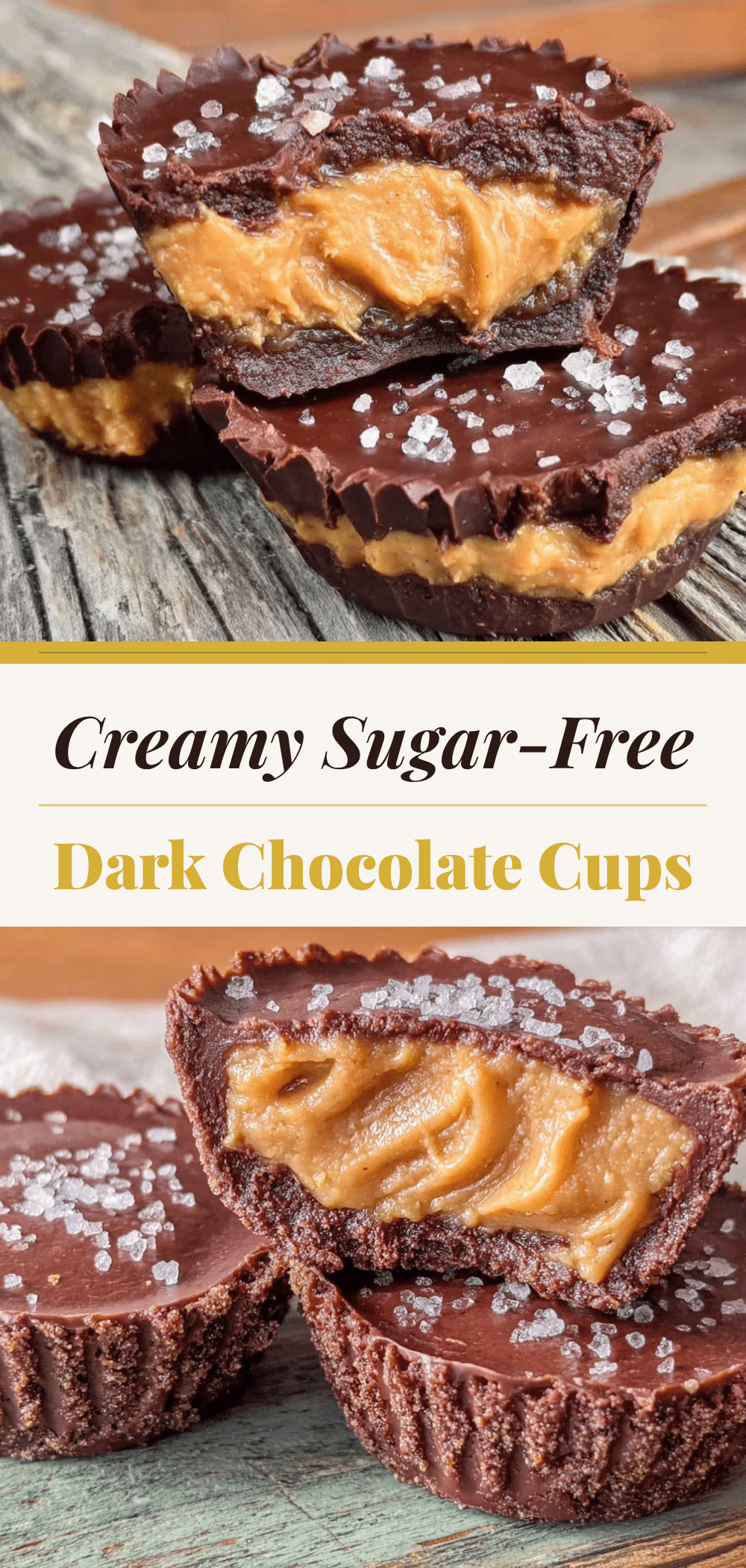 Sugar-Free Dark Chocolate Peanut Butter Cups: 3-Ingredient Budget Treat 5 sugar-free dark chocolate peanut butter cups recipe