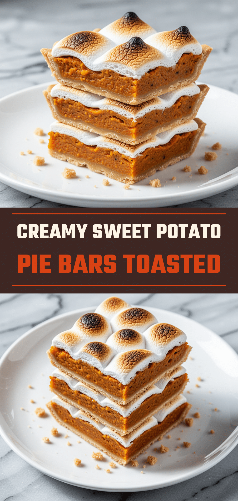 Cozy Fall Sweet Potato Pie Bars: Easy Toasted Marshmallow 5 sweet potato pie bars recipe