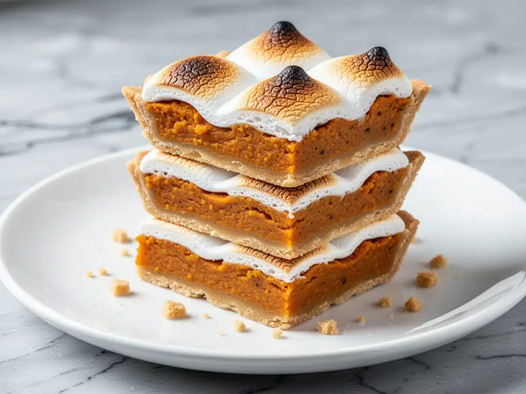 sweet potato pie bars - featured image