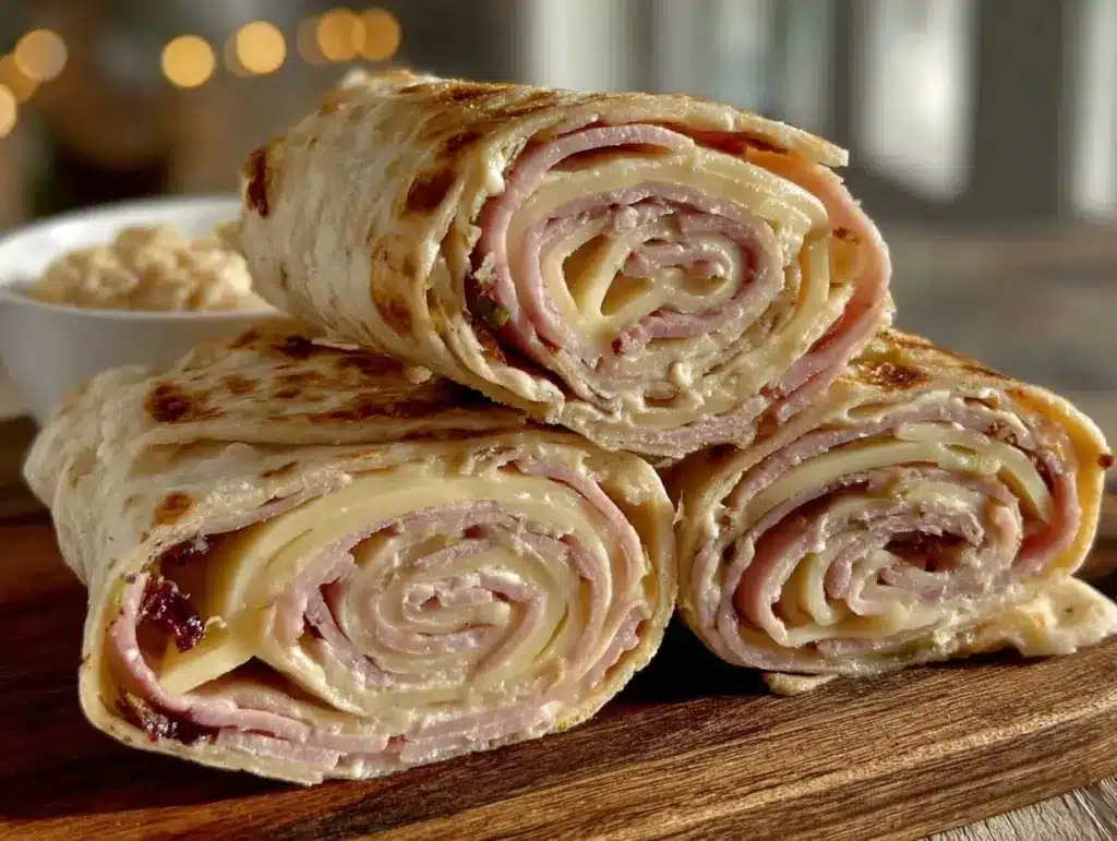 turkey and cheese pinwheels - featured image