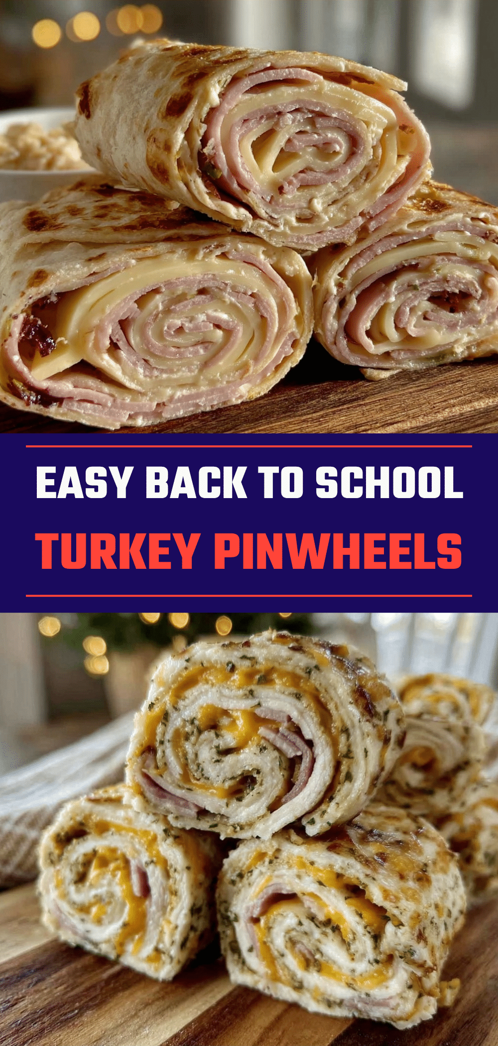 Back to School Turkey and Cheese Pinwheels: Budget-Friendly Kid-Approved Lunch 5 turkey and cheese pinwheels recipe