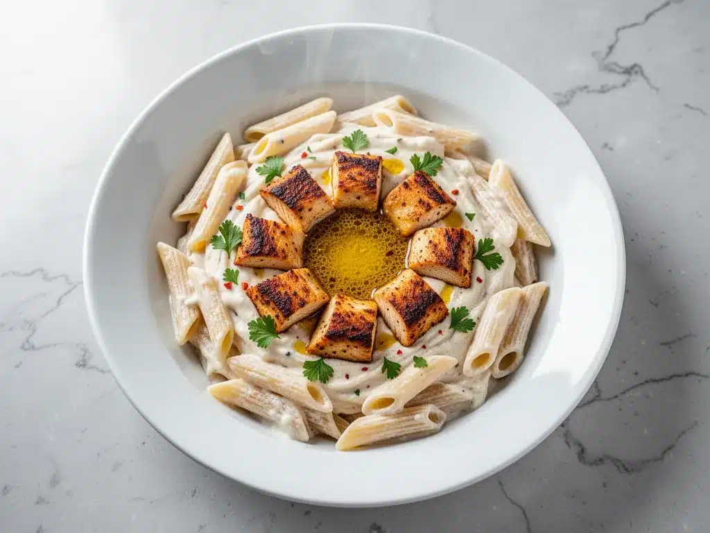 Ultra-Creamy Cajun Chicken Alfredo Penne: Easy 30-Min Meal 4 ultra-creamy cajun chicken alfredo penne preparation steps