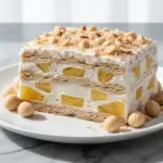 ultra-creamy pineapple coconut icebox cake - featured image