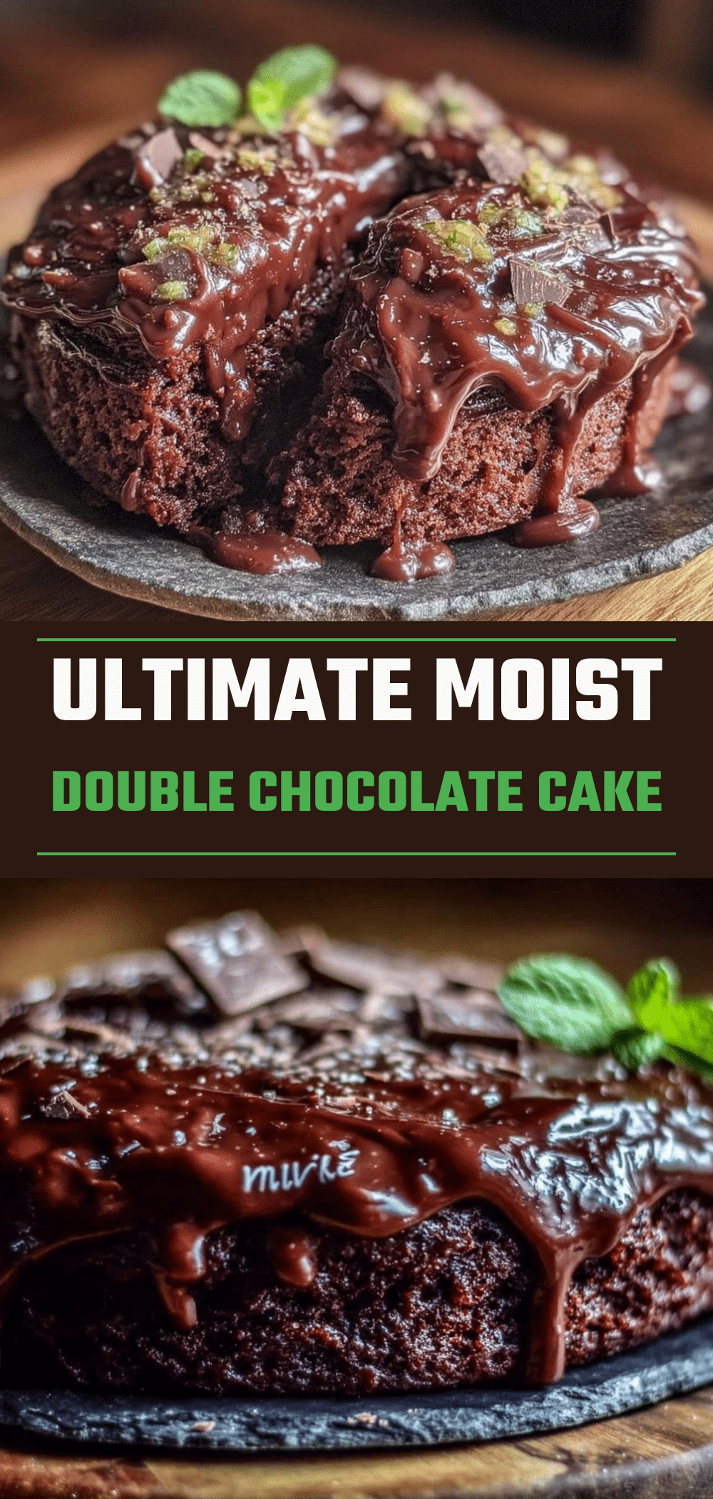 Ultra-Moist Double Chocolate Cake with Ganache Frosting: 3-Ingredient Budget Family Dessert 5 ultra-moist double chocolate cake recipe