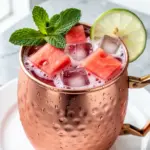 watermelon mint moscow mule - featured image